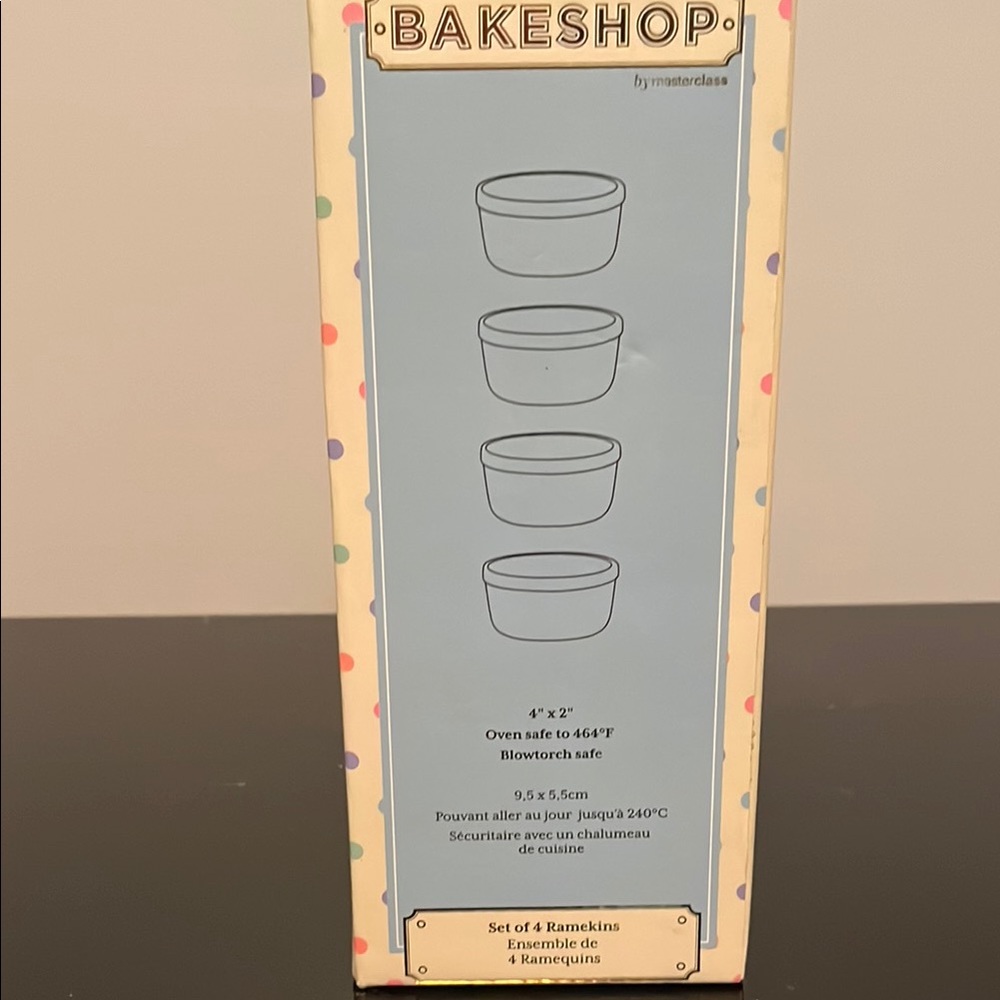 Checkered Green Ramekin Set - Picture 2 of 5